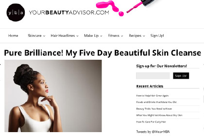 Pure Brilliance! My Five Day Beautiful Skin Cleanse